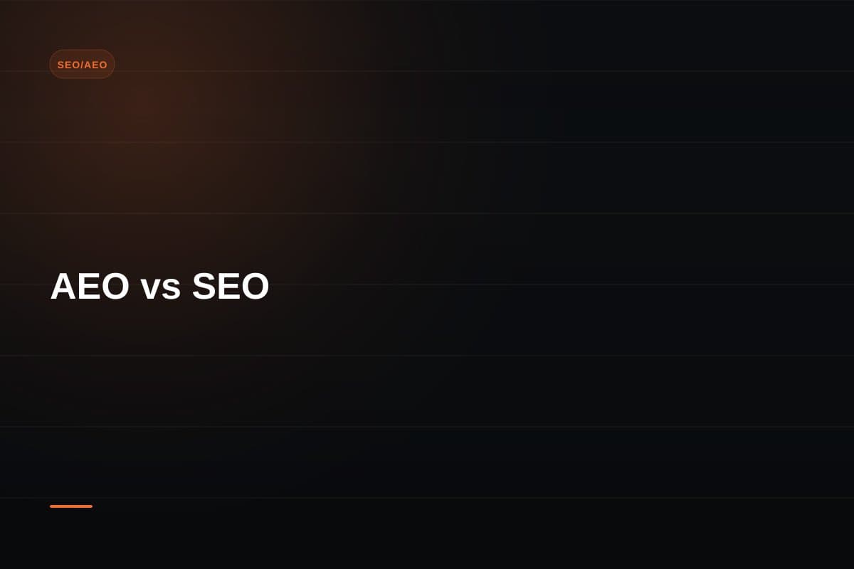 AEO vs SEO: Why Your Content Strategy Needs to Optimize for AI Search